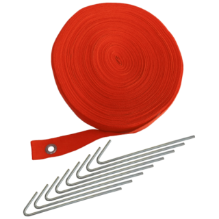 Edzés kiegészítők: Pályakijelölő 48 m x 4 cm (piros) 