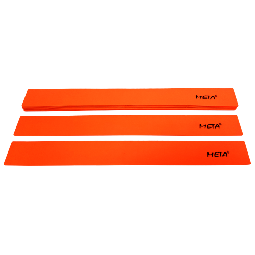 Edzés kiegészítők: 10 db-os egyenes padlójelölő szett (narancs) 